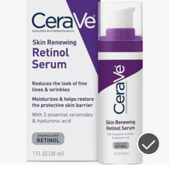 CeraVe Retinol Serum for Face with Niacinamide and Hyaluronic Acid