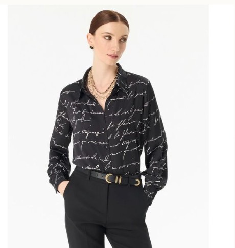 WHBM Satin Soft Shirt